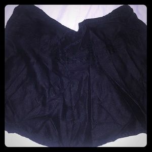 SOLD. Crossposted. Black Linen Skirt